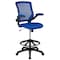 Flash Furniture Drafting Chair Blue Mesh Drafting Chair, Mesh, Blue BL-ZP-8805D-BLUE-GG - alternate 4